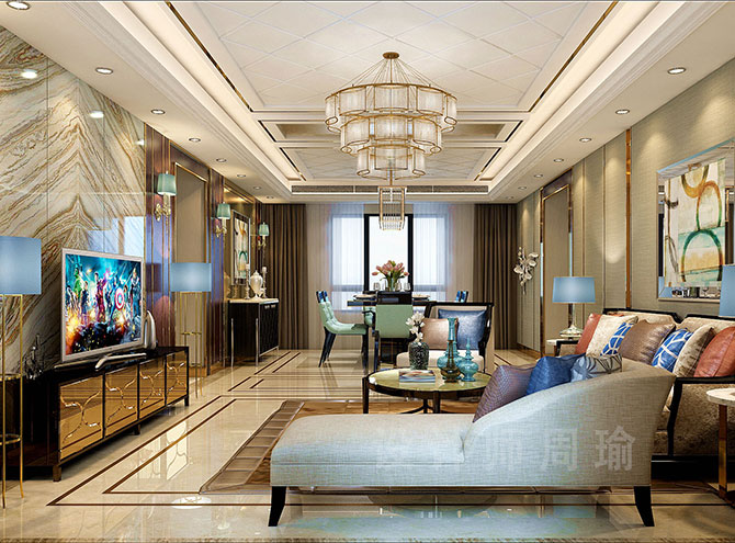 在线观看内射美女世纪江尚三室两厅168平装修设计效果欣赏